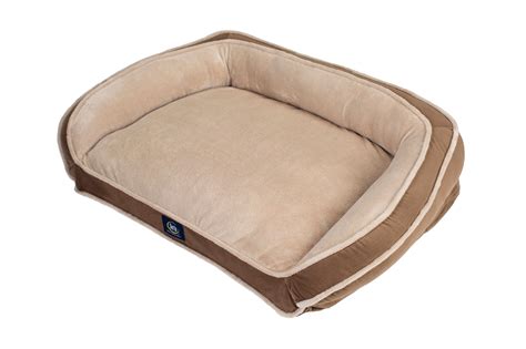 Serta Memory Foam Couch Pet Dog Bed, Large, Color May Vary - Walmart ...