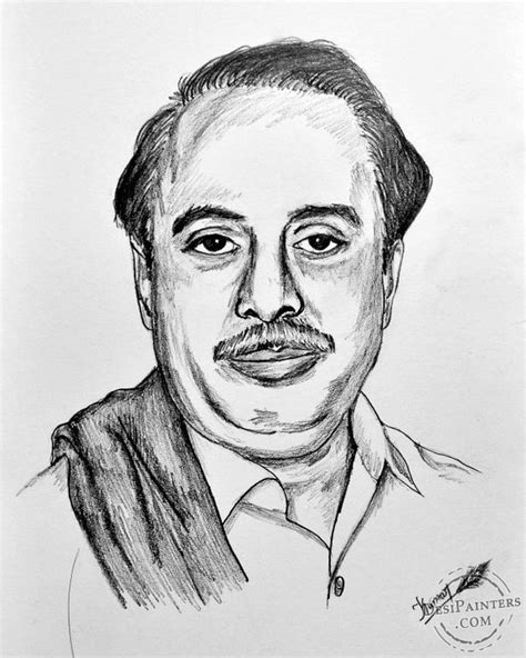 Dr. B. R. Ambedkar Pencil Sketch - Desi Painters