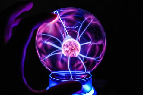 Touching The Plasma Ball Lamp Free Image Download | Ball lamps, Plasma, Lamp