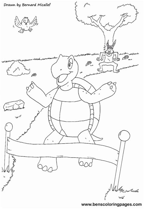 Free Tortoise And The Hare Coloring Pages, Download Free Tortoise And ...