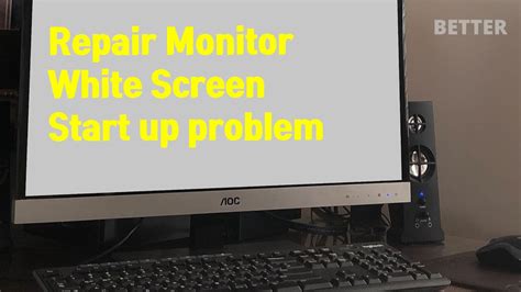 Monitor White Screen Failure Fix AOC | How I bought this monitor for $1 ...