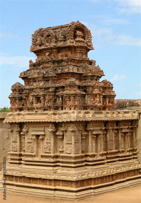 Vittala temple in Hampi, Karnataka province, South India. Stock Photo ...