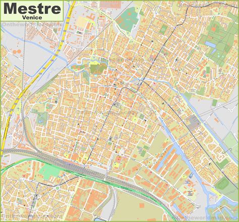 mestre italy map – venice mestre train station map – Six0wllts