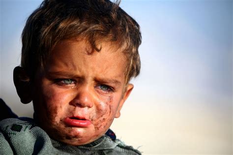 Images of children in war-torn Syria show brutal impact on region's innocent