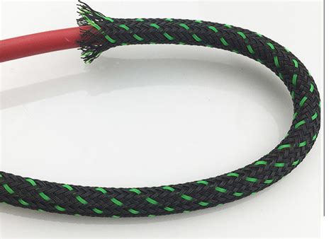 Expandable Electrical Braided Sleeving Cable With Material Flame Proof Protection