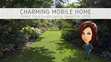 Charming Mobile Home Front Yard Landscaping Ideas - US Mobile Home Pros