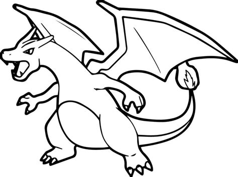 Cute Charizard coloring page - Download, Print or Color Online for Free