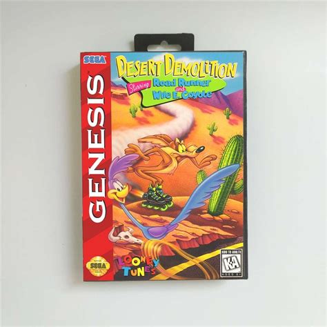 Desert Demolition Starring Road Game Runner and Wile E. Coyote Sega ...