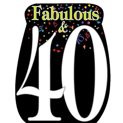 40th Birthday - ClipArt Best