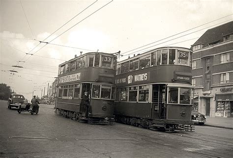 London Trams at Manor House 1950 by Norman Hurford | Flickr