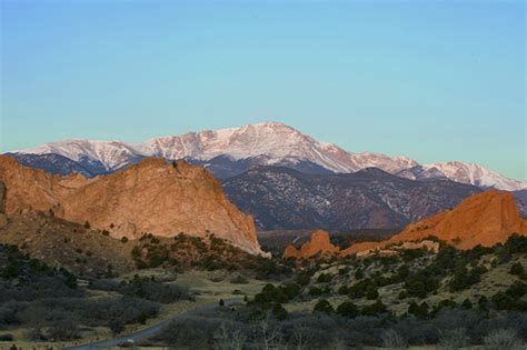 Pikes Peak Colorado Springs 14000ft Mountain — Colorado Springs