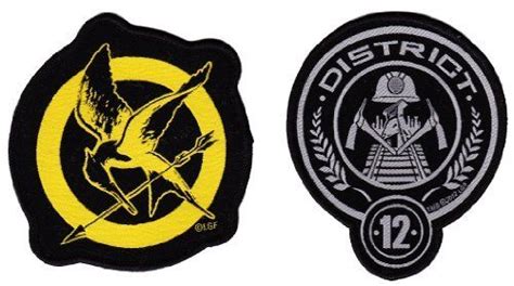 The Hunger Games Set of District 12 and Mockingjay 3" Patches by NECA, http://www.amazon.com/dp ...