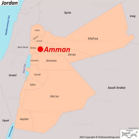 Amman Map | Jordan | Detailed Maps of Amman