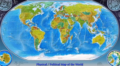 World Physical Maps Guide Of The World | All in one Photos