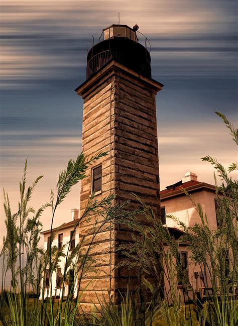 Beavertail Lighthouse Photograph by Lourry Legarde