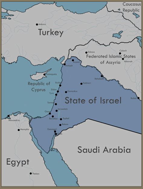 A Greater Israel (Contest) : imaginarymaps