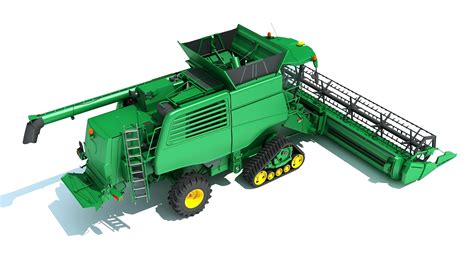 Tracked combine harvester model - TurboSquid 1587223