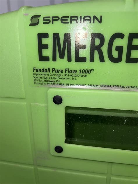 Sperian Emergency Eyewash Fendall Pure Flow 1000 | NCC MedTech