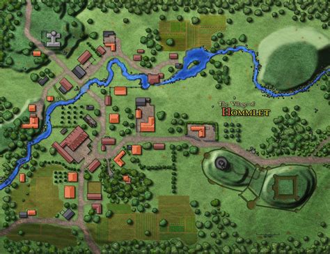 The Village of Hommlet - Fragile_Things | Fantasy map maker, Fantasy ...