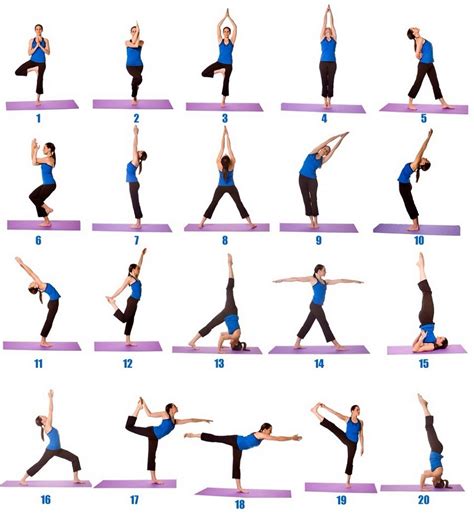 yoga for beginners | Learning Printable