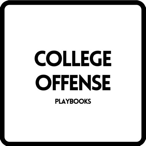 Offensive Playbooks - Football Playbooks