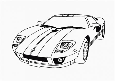 Rev Up Your Creativity with Ford Mustang Coloring Pages