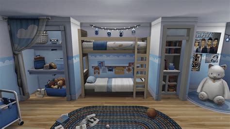Sims 4 Kids Bunk Bed CC