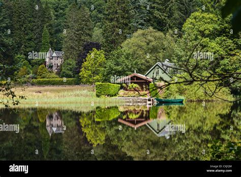 Loch Ard lakeside, Scotland Stock Photo - Alamy