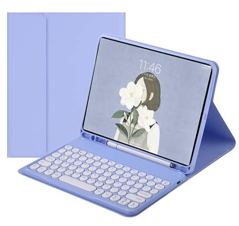 Buy Keyboard Case for iPad Mini 6th Generation Cute Round Keys Color ...