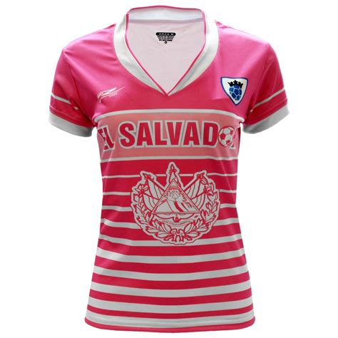 El Salvador Women Soccer Jersey New With out Tags Color Pink - Soccer-World Cup