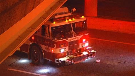 Providence fire truck clipped at scene of rollover crash | WJAR