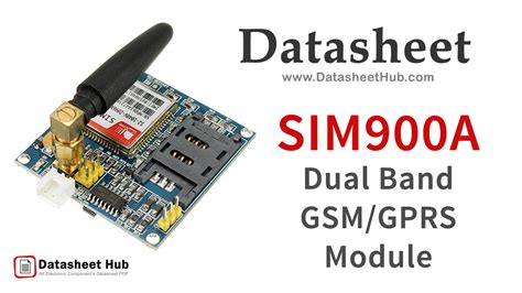 SIM900A Dual Band GSM/GPRS Module - Datasheet Hub