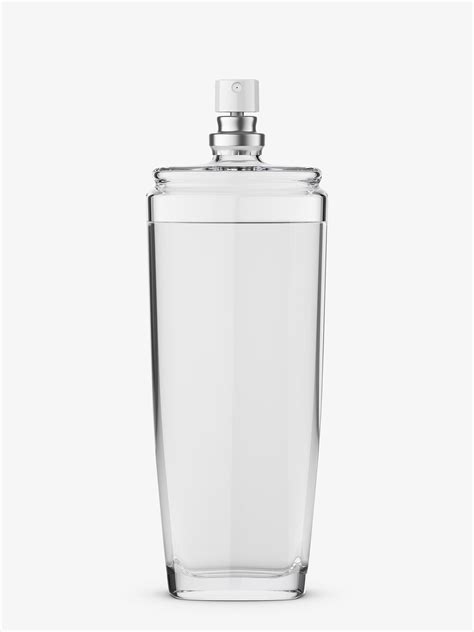 Glass perfume bottle mockup - Smarty Mockups