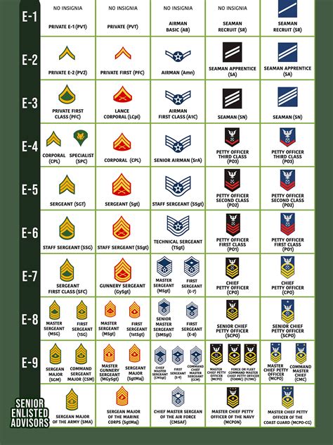 6 Best Images Of Military Officer Rank Chart Printable Army Officer ...