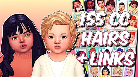 The Sims 4 | MAXIS MATCH TODDLER HAIR COLLECTION | Custom Content Showcase + Links - YouTube