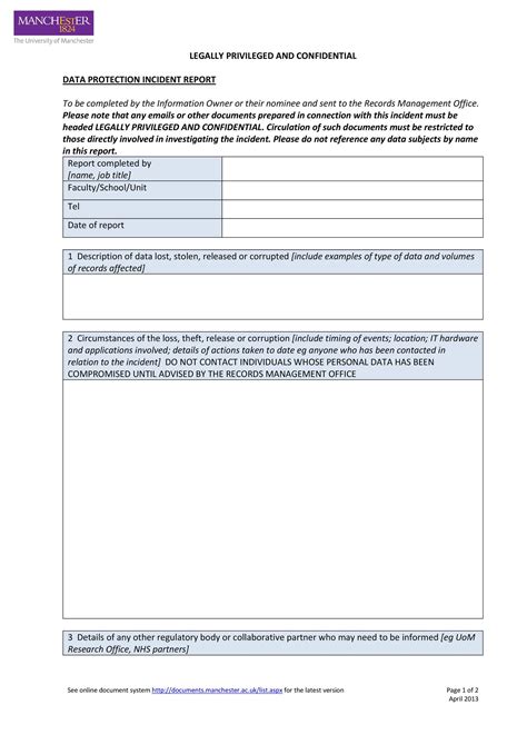 60+ Incident Report Template [Employee, Police, Generic] ᐅ TemplateLab