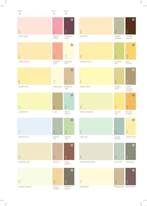 Berger Paints Color Chart Pdf - Paint Color Ideas