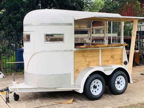 Horse trailer bar conversion | Mobile bar, Horse trailer, Food truck design