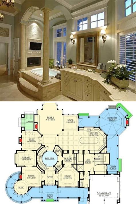 Hamptons Mansion Floor Plans