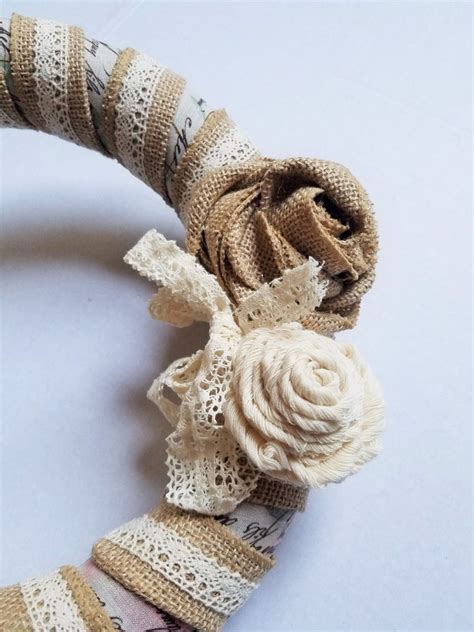 Burlap and Ribbon Wreath – Wonderful Creations Blog