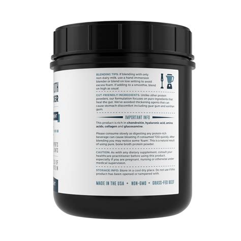 Bone Broth Protein Powder - 1 Lb – Left Coast Performance