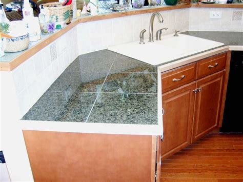 Diy Kitchen Countertop Ideas | Belimbing | Tile countertops, Diy ...