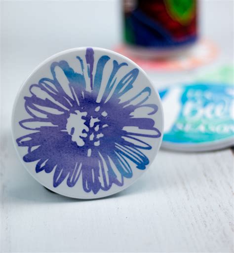 How to Make Beautiful Infusible Ink Coasters - Leap of Faith Crafting