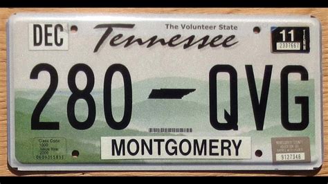 Tennessee license plate design history: 1962- Present day. - YouTube