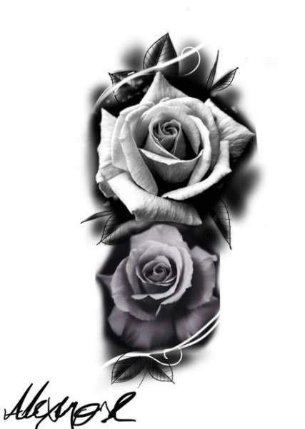 @adriibankroll on insta @ampur.adrii on snap | Realistic rose tattoo, Rose realistic tattoo ...