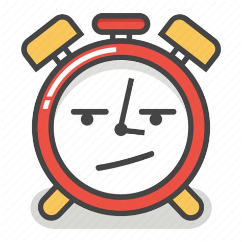 Alarm, annoyed, bored, clock, emoji, minute, time icon - Download on ...