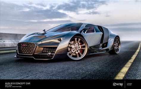 Audi R10 Concept car |realistic style on Behance