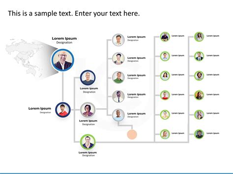 Company Org Chart PowerPoint Template