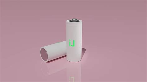 baterai, mengisi ulang, teknologi, lithium, ion, dua, hijau, berwarna merah muda, merapatkan ...