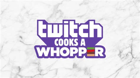 BURGER KING - TWITCH COOKS A WHOPPER | Burger king, Twitch, Burger